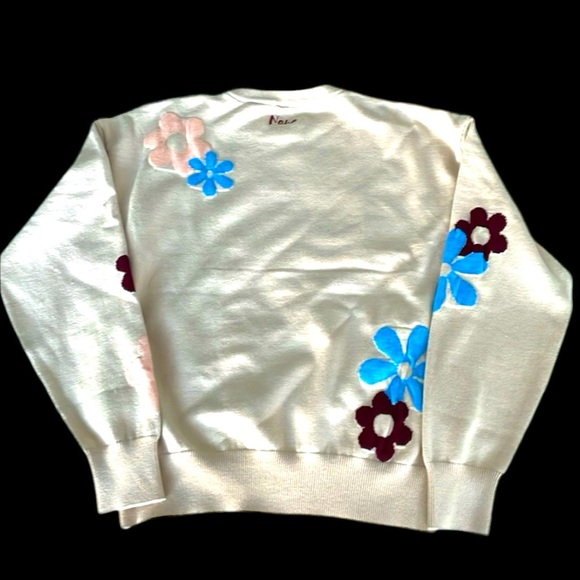 NaNa the Brand Flowers Crewneck Sweater NWT Size XS - Picture 5 of 13
